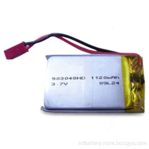 1,120mAh Lithium Polymer Battery, ODM Orders are Welcome, with 3.7V Limited Voltage
